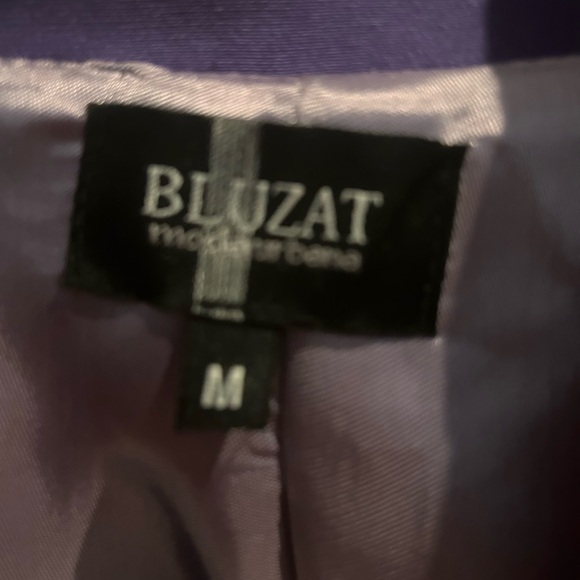Stunning purple pantsuit by Bluzat.  Only worn once, in perfect shape. - Picture 5 of 9